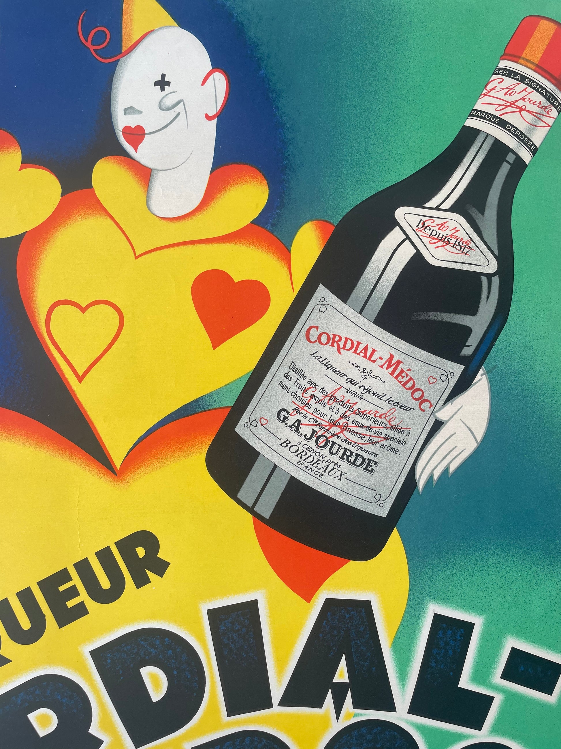 Liqueur Cordial Medoc by Emonnier SMALL Vintage Posters