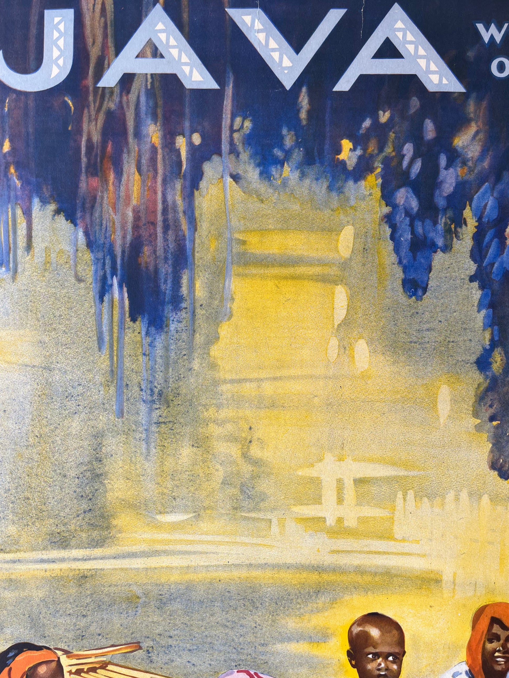 Java Wonderland of Colour by Sands – Vintage Posters