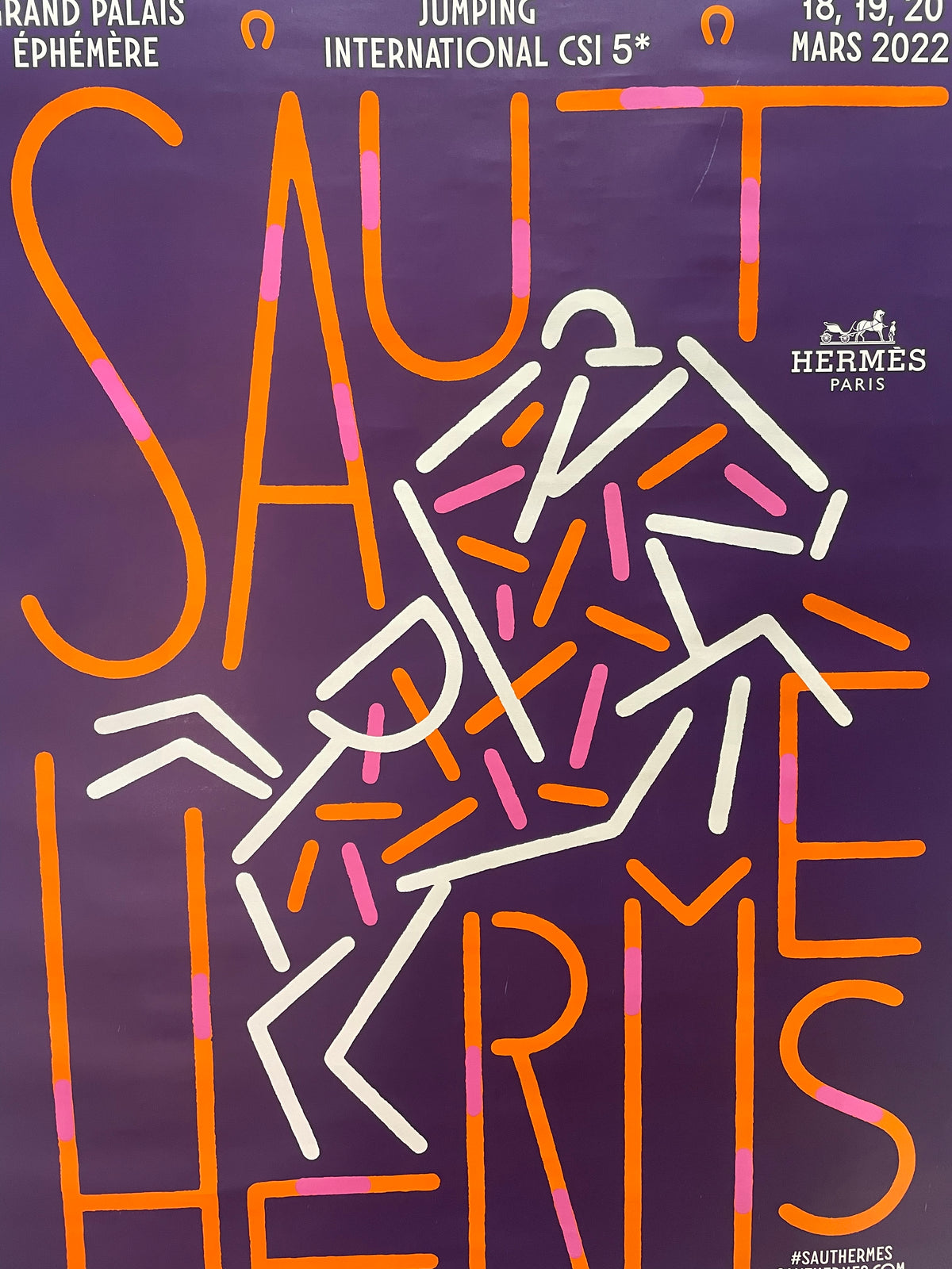 Saut Hermès Ville De Paris poster by MIKA