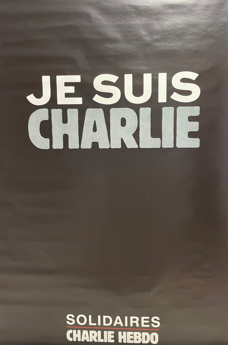 Je Suis Charlie Vintage Poster