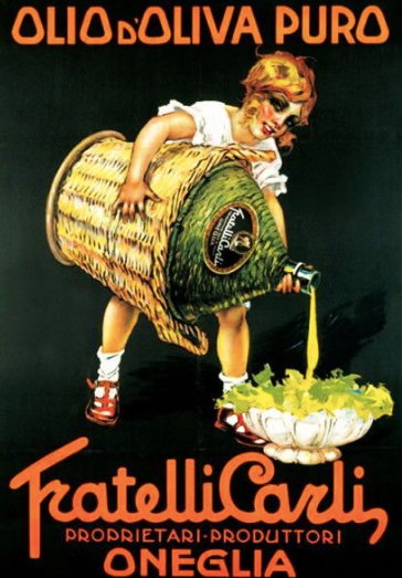 Fretelli Carli Oneglia Vintage Poster