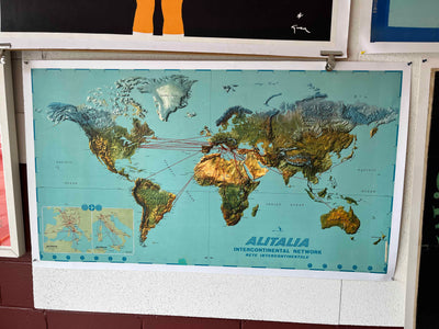 Alitalia Intercontinental Network Map