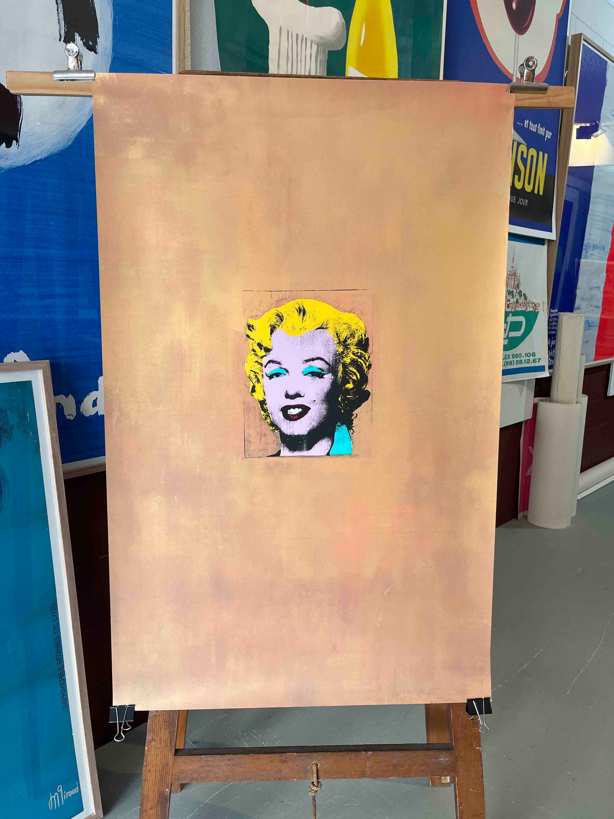Andy Warhol: Gold Marilyn Monroe - Vintage Posters