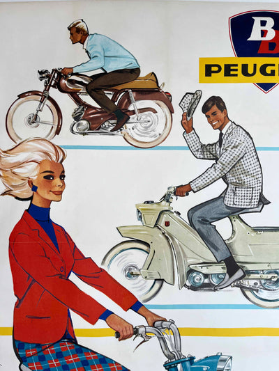 Peugeot Street Scene by Pierre Couronne