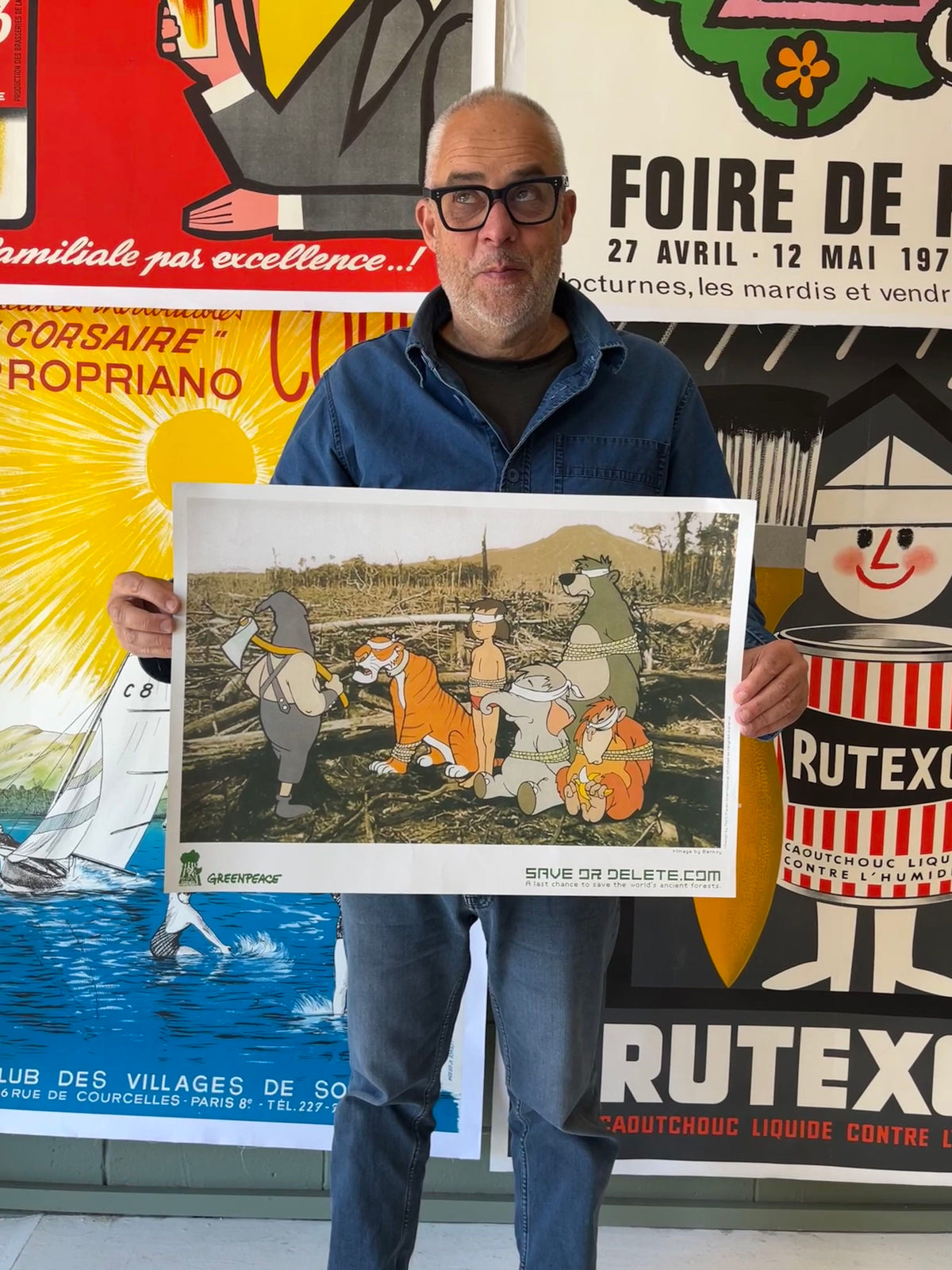 BANKSY Greenpeace: Save or Delete