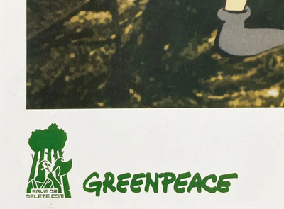 BANKSY Greenpeace: Save or Delete