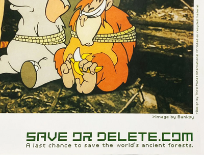 BANKSY Greenpeace: Save or Delete