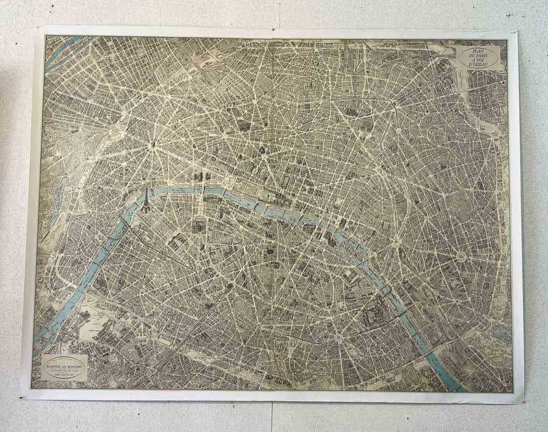 Plan de Paris Map