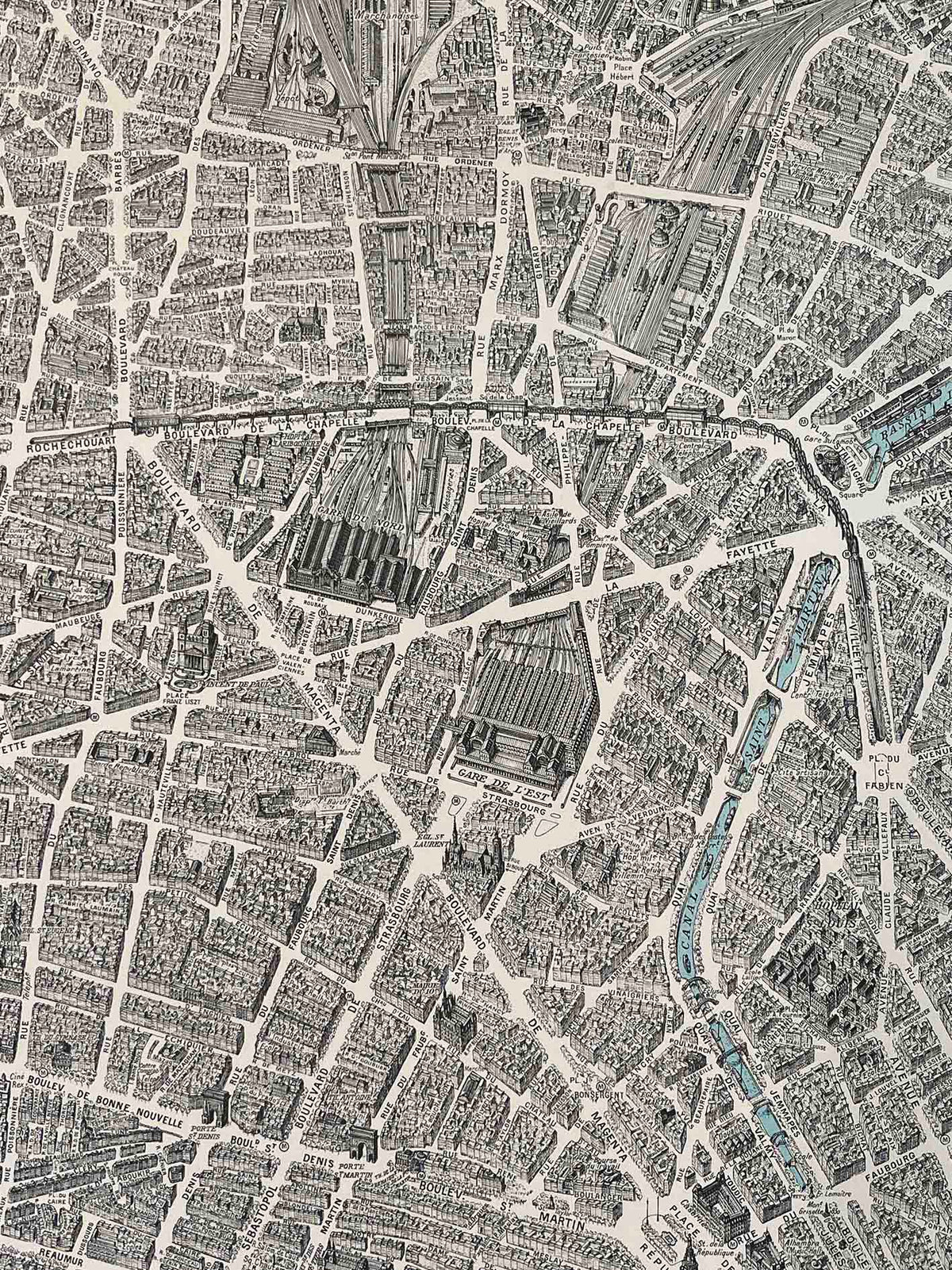 Plan de Paris Map