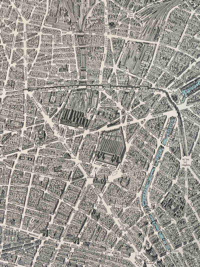 Plan de Paris Map