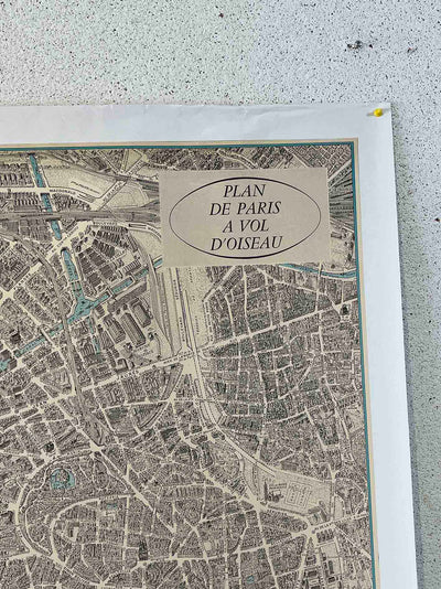 Plan de Paris Map