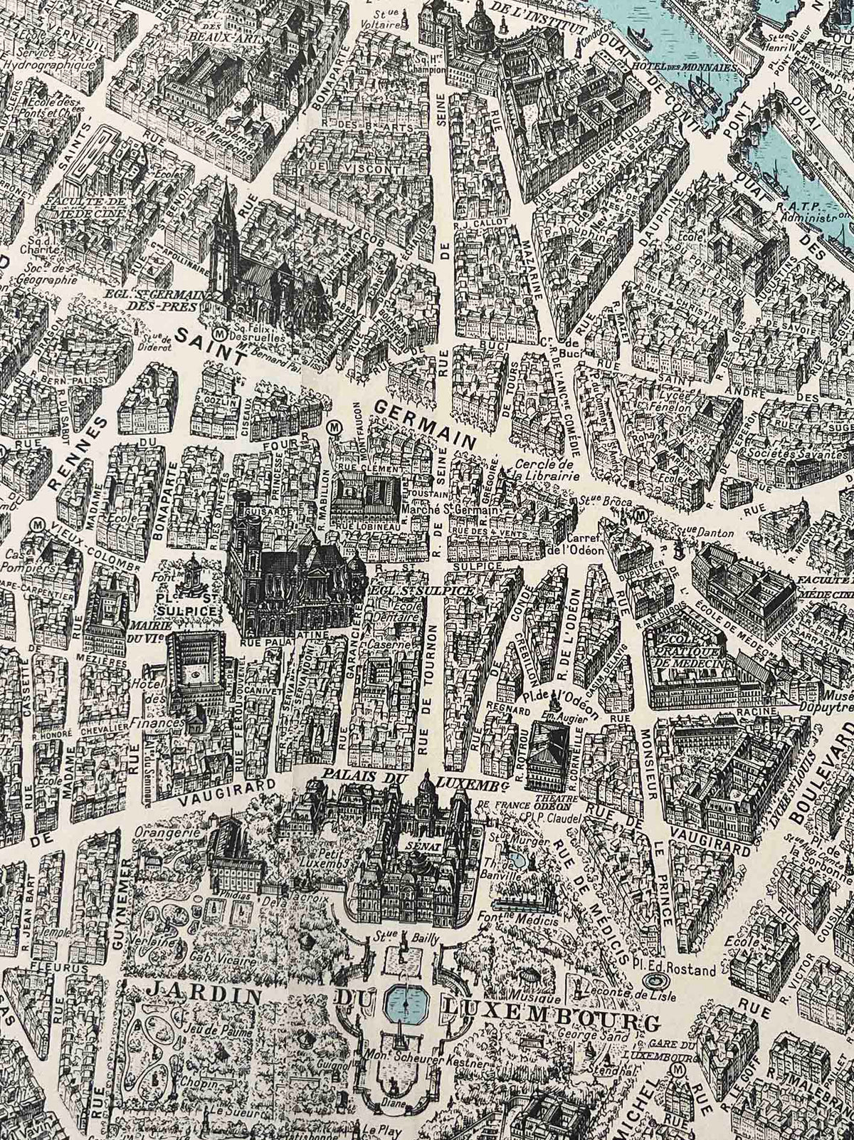 Plan de Paris Map