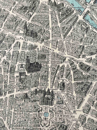 Plan de Paris Map