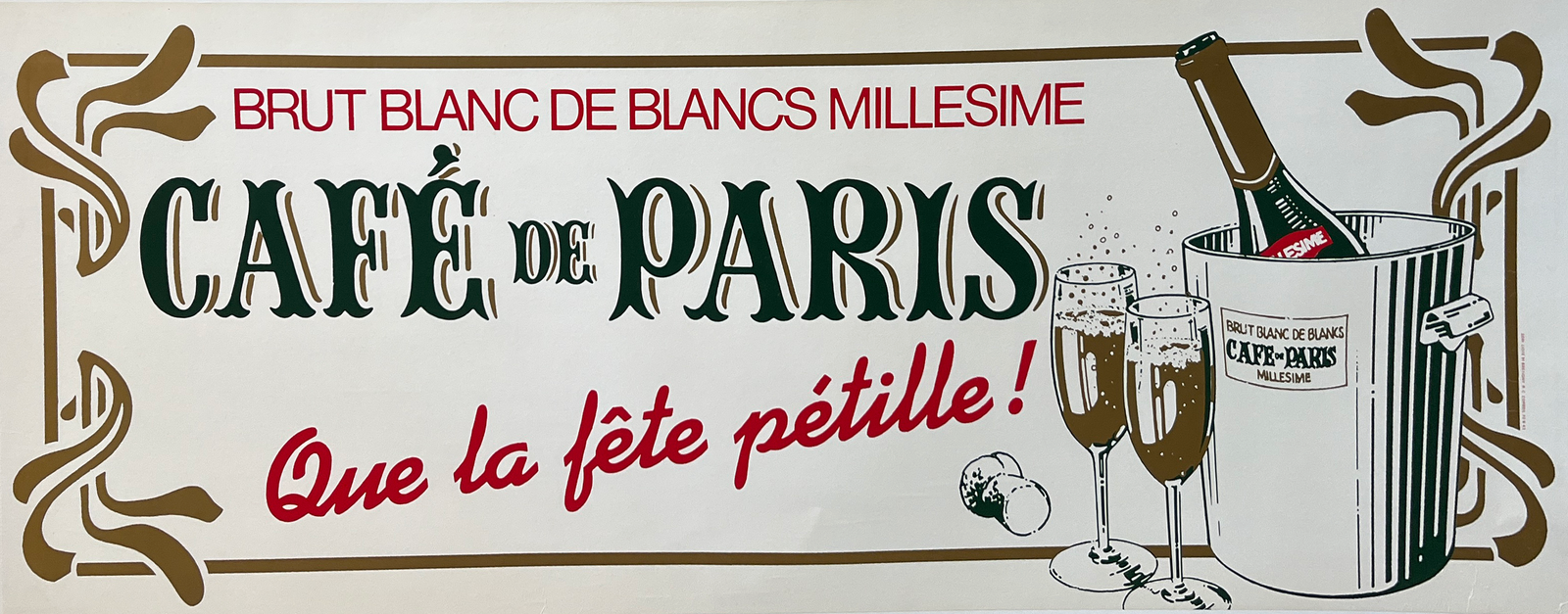 Café de Paris Brut Blanc de Blancs Millésimé