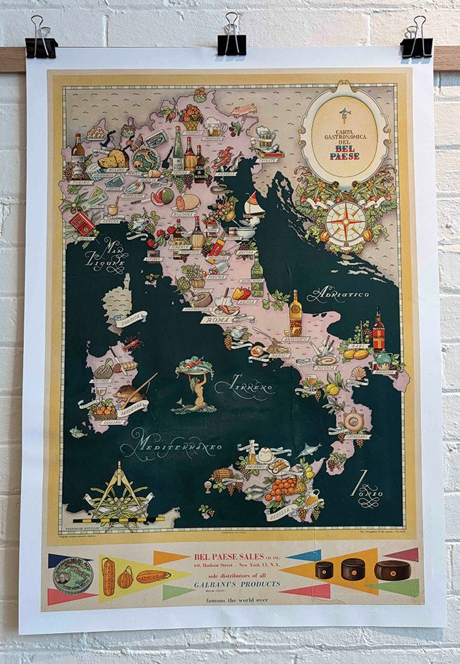 Carta Gastronomica del Bel Paese