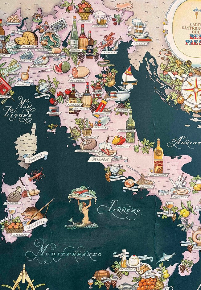 Carta Gastronomica del Bel Paese