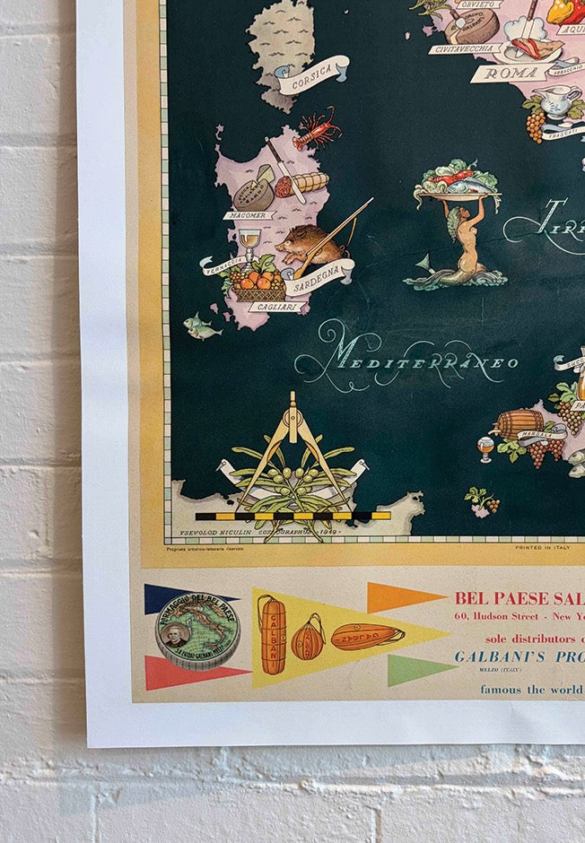 Carta Gastronomica del Bel Paese