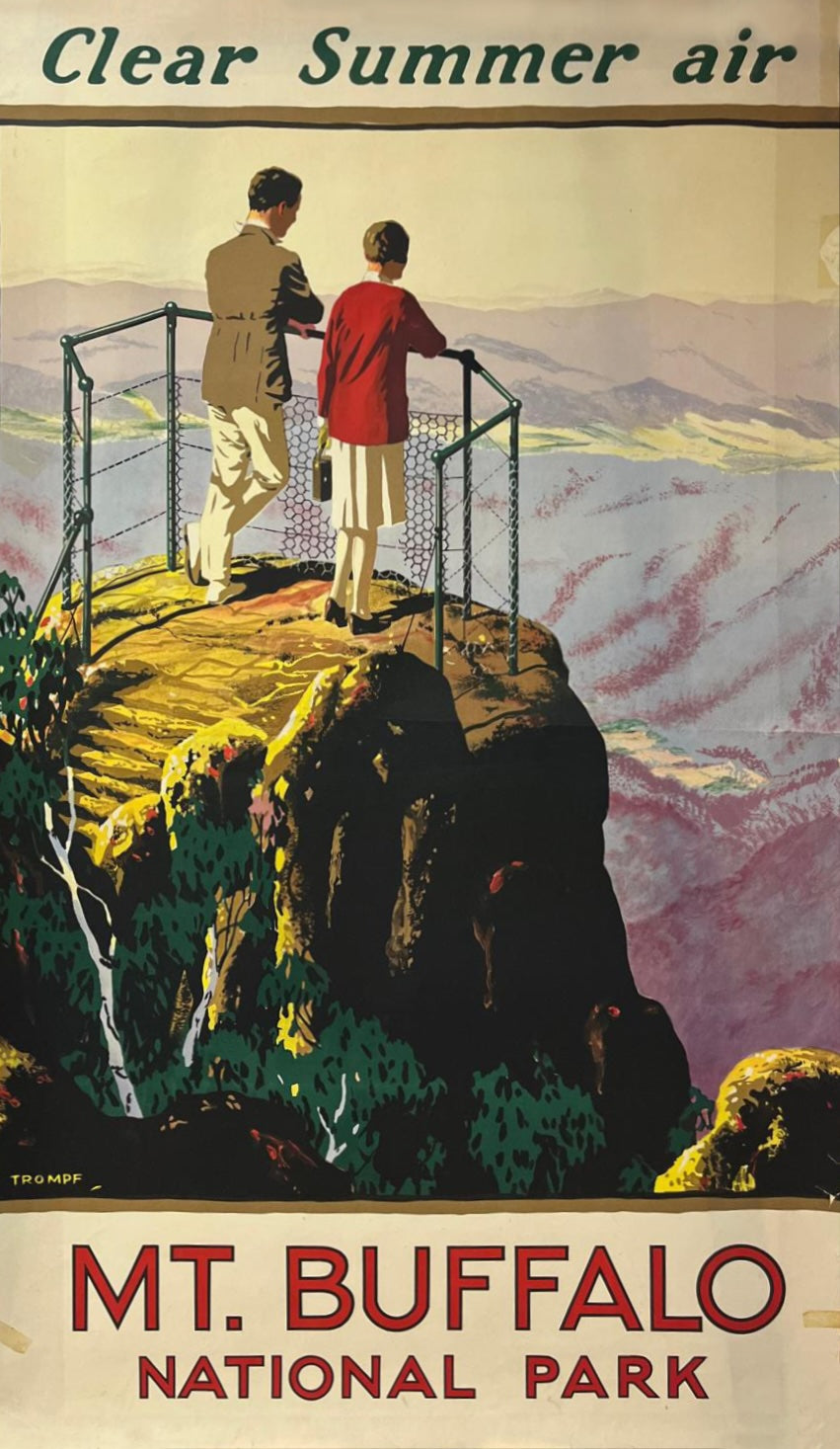 Clear Summer Air – Mt Buffalo by Percy Trompf
