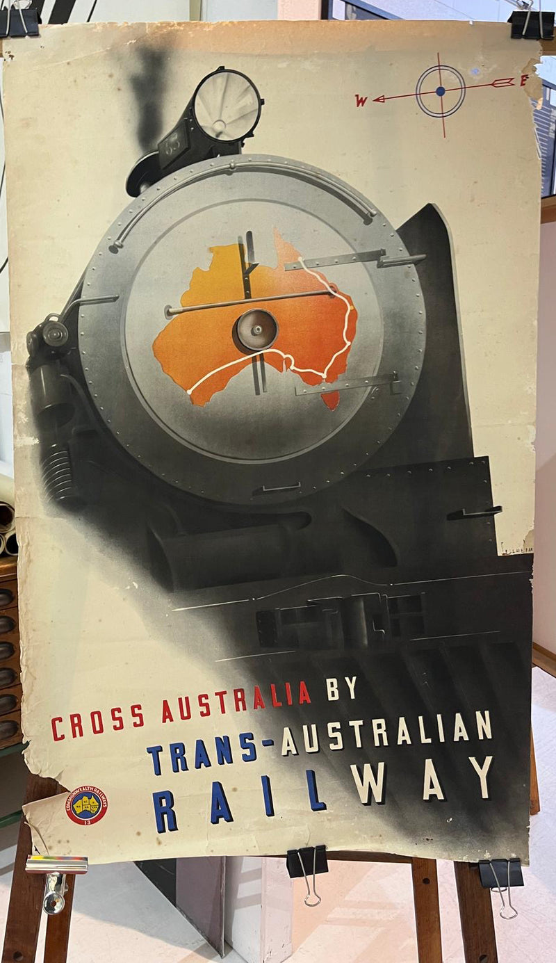 Trans-Australian Railway by Gert Sellheim
