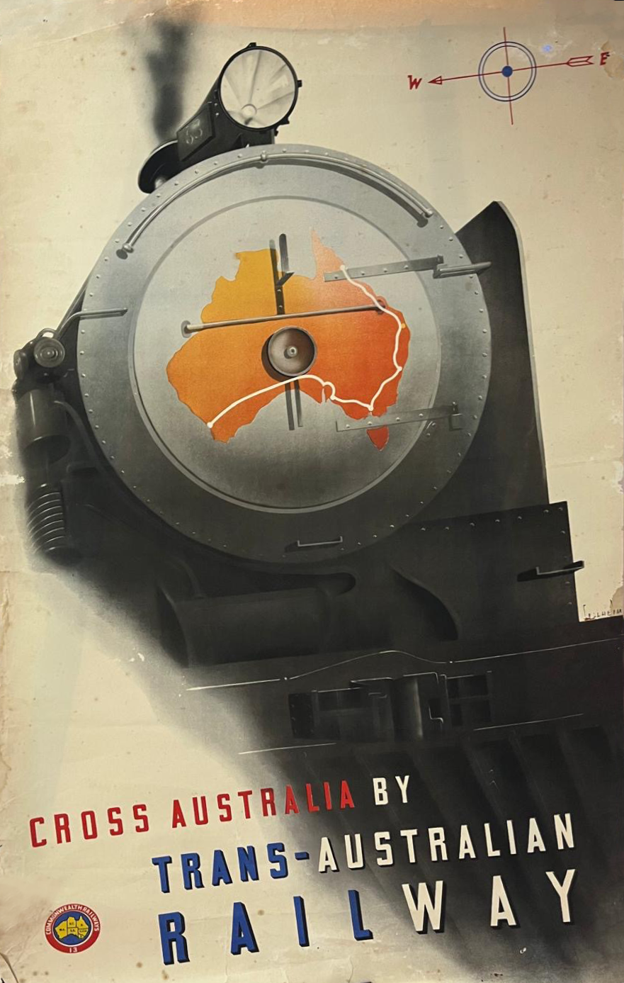 Trans-Australian Railway by Gert Sellheim