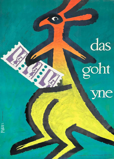 Kangaroo by Celestino Piatti