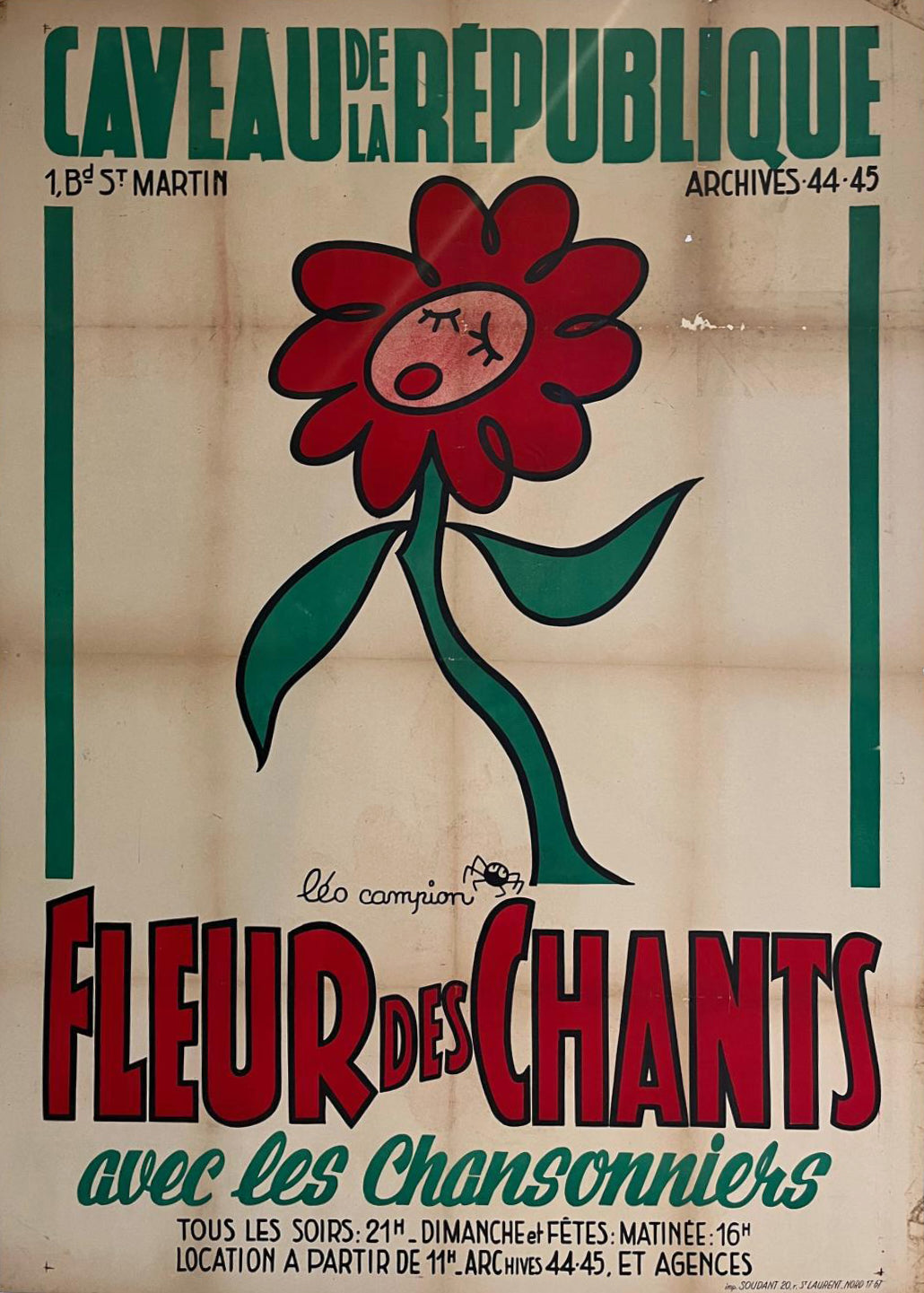 Fleur des Chants by Léo Campion