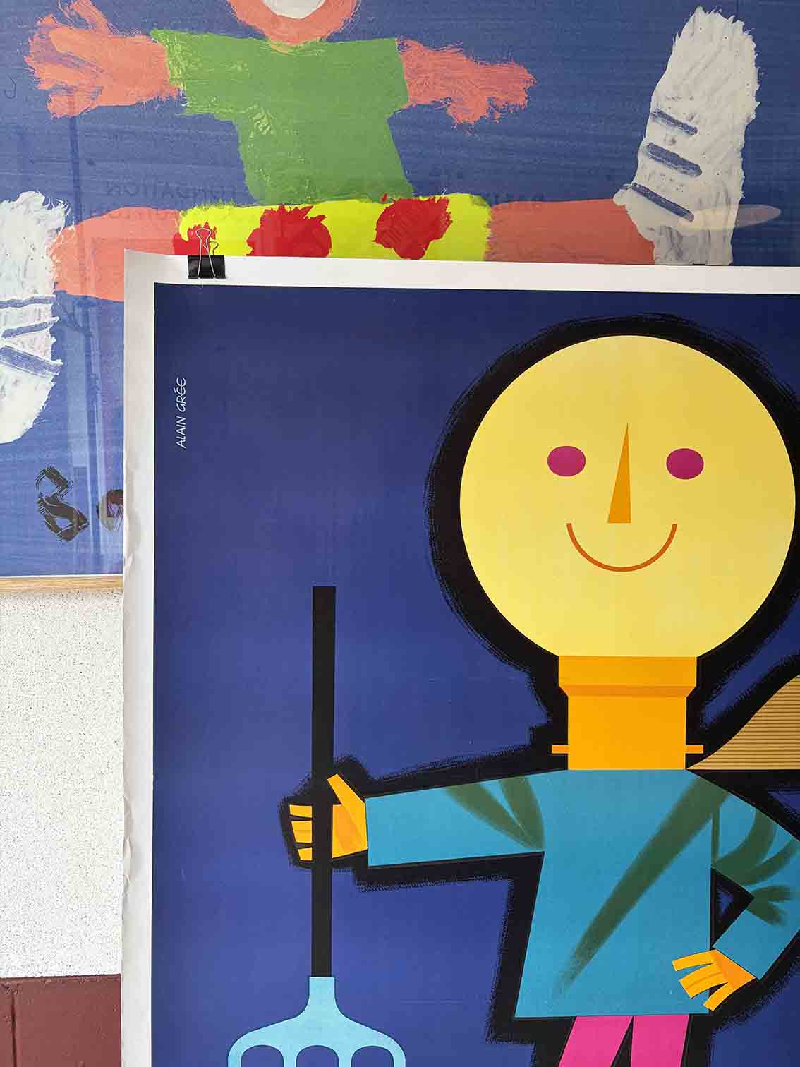 Alain Grée INTERFERME advertising poster for Électricité de France