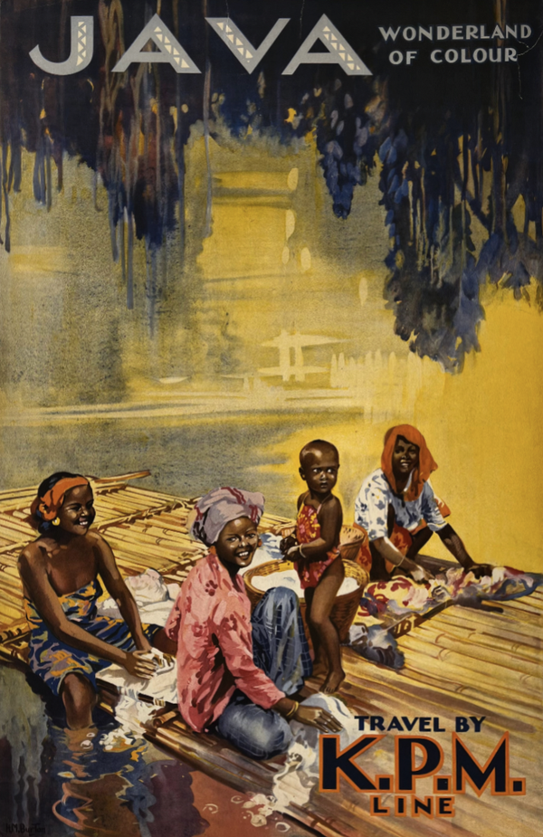 Java: Wonderland Of Colour by H.M.Burton - Vintage Posters