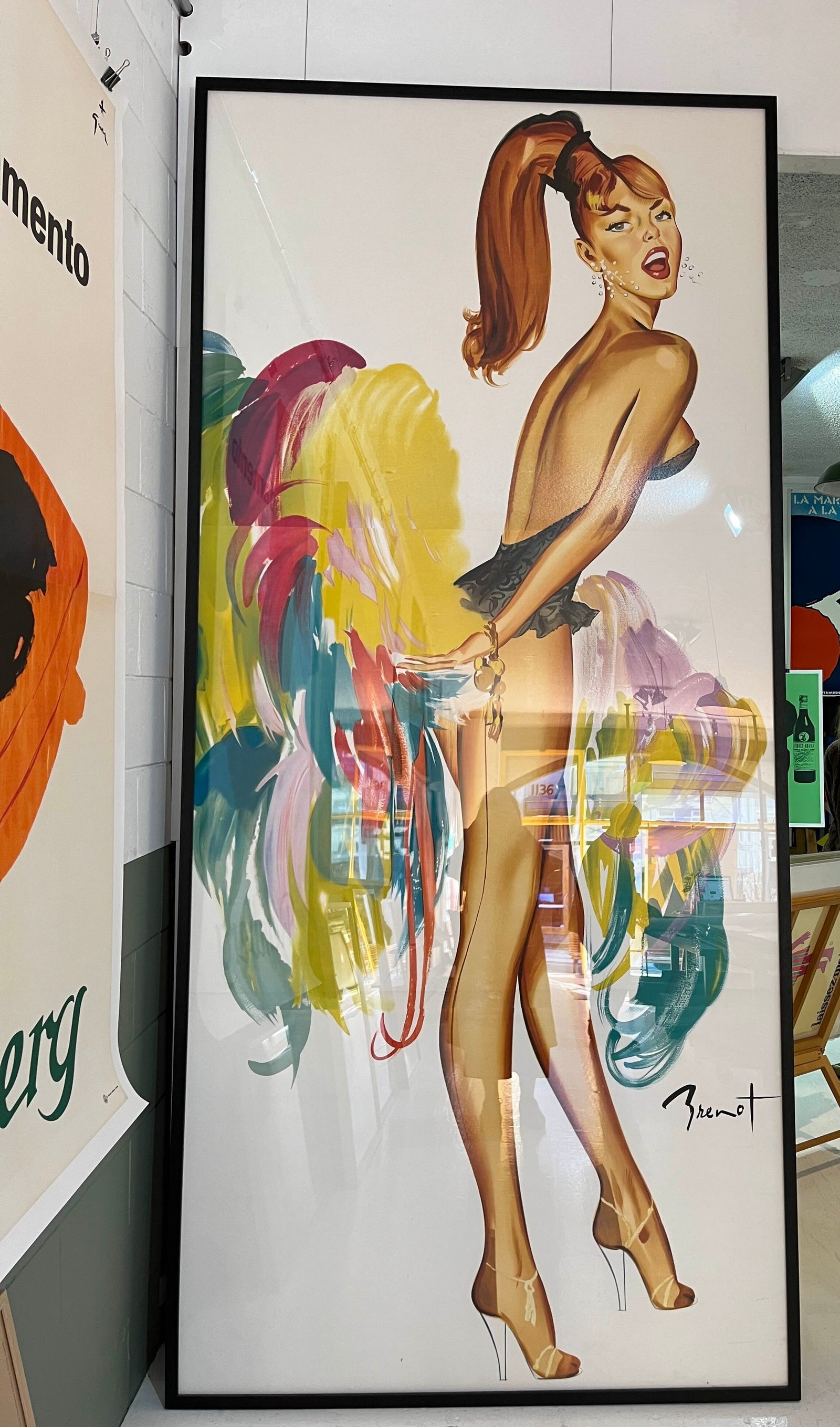 Lido Girl by Brenot | Framed (Grande)