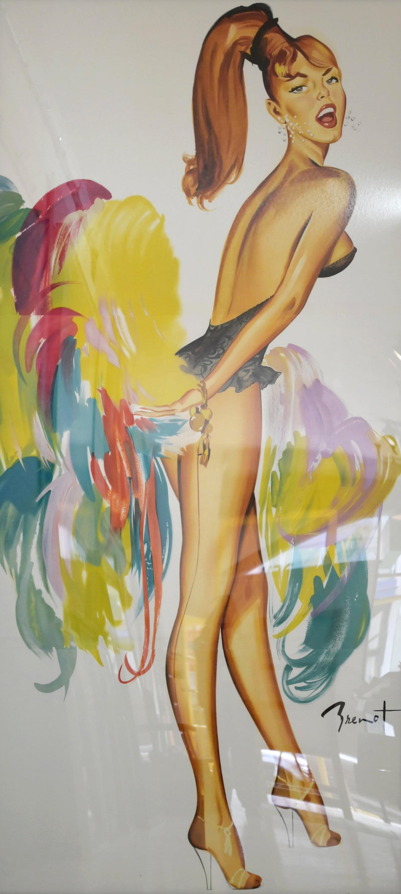 Lido Girl by Brenot | Framed (Grande)