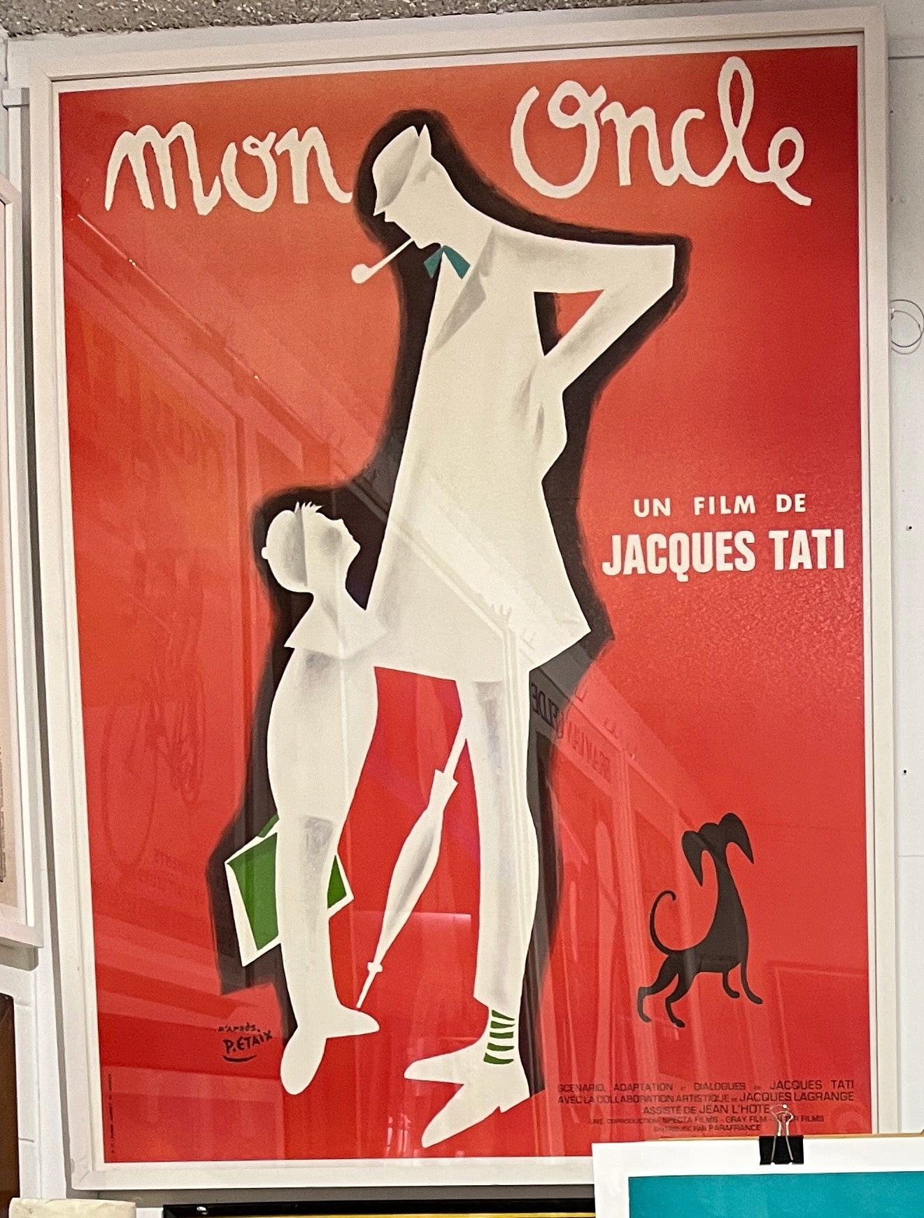 Mon Oncle by Pierre Étaix | Framed