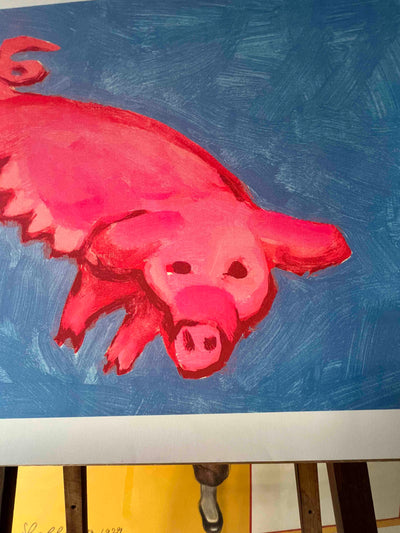 Quarez: Sans titre (pink pig)