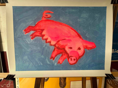 Quarez: Sans titre (pink pig)
