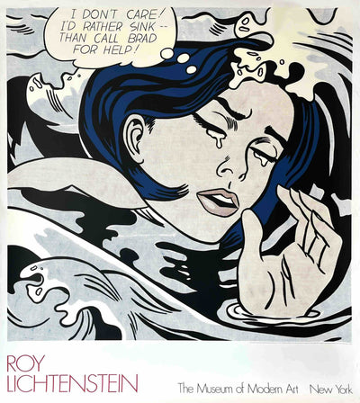 Roy Lichtenstein: Drowning Girl