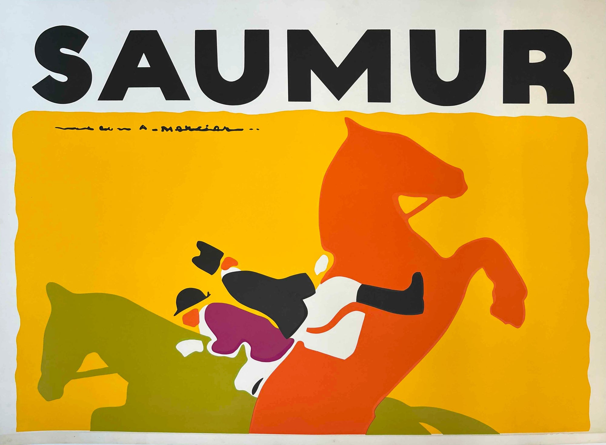 Saumur Cheval 1975 by Jean-Adrien Mercier