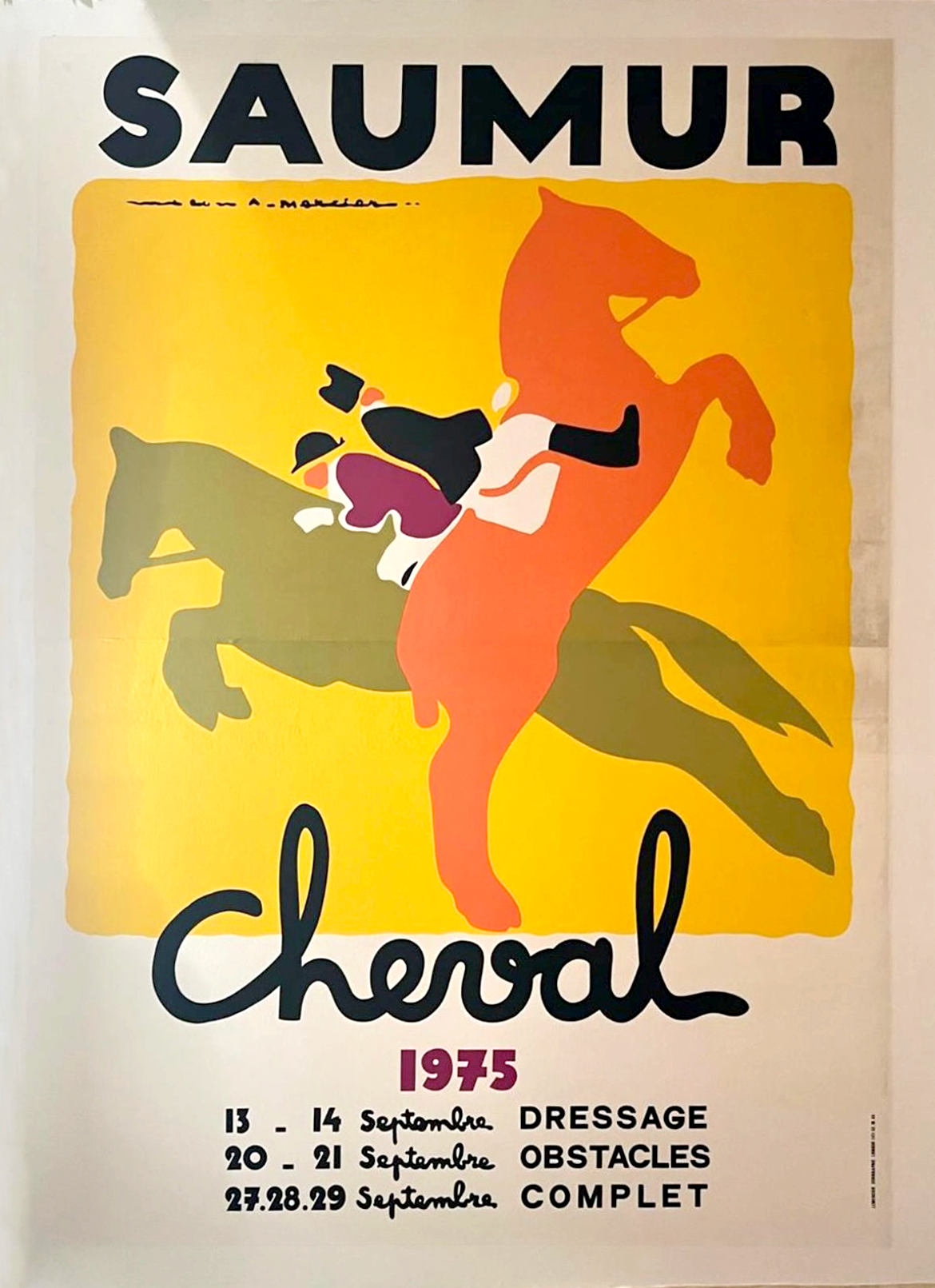 Saumur Cheval 1975 by Jean-Adrien Mercier (Grande)