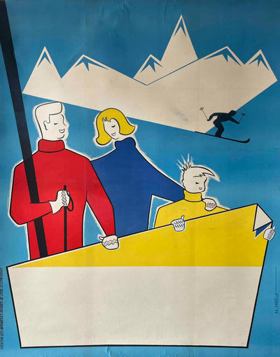 Ski en famille by M. Maillot