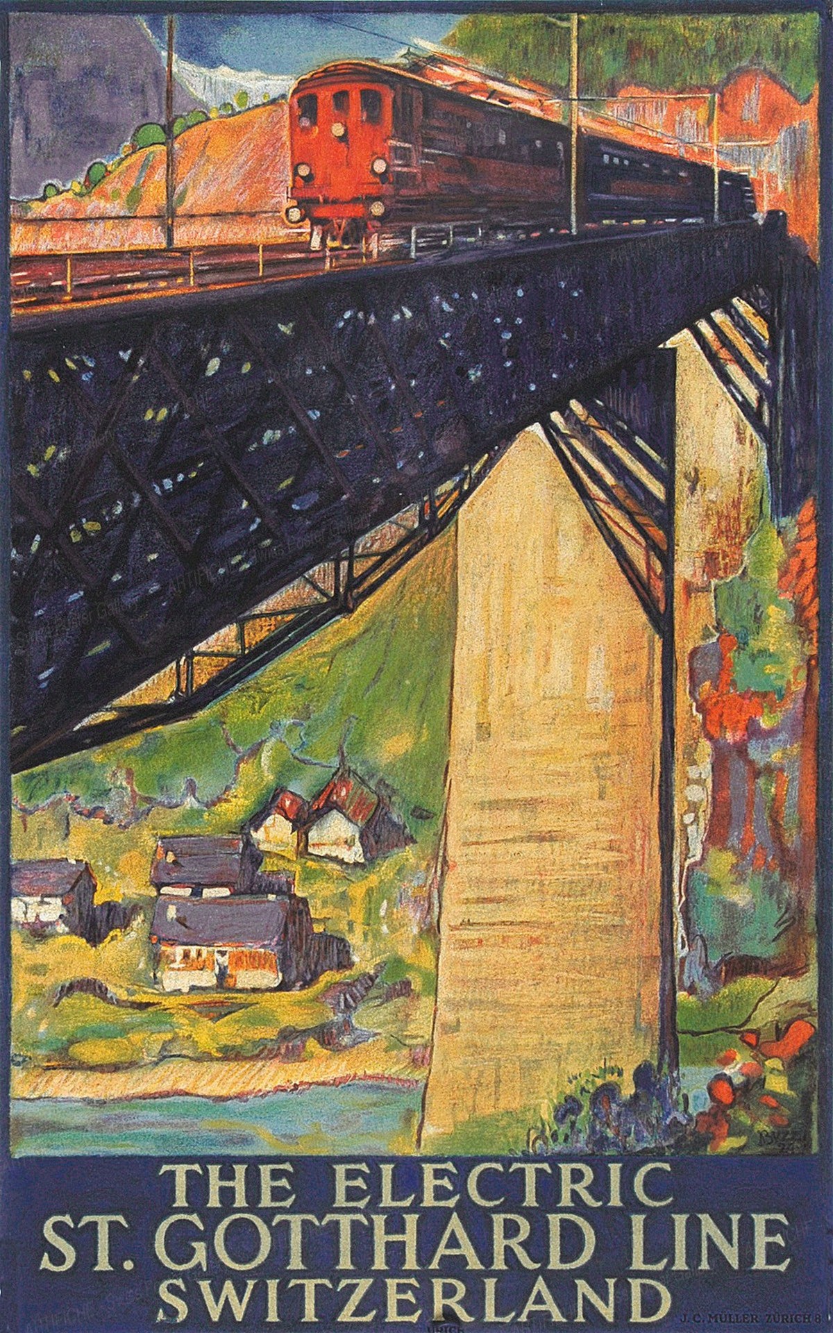 Electric St. Gotthard Line – Switzerland by Daniele Buzzi