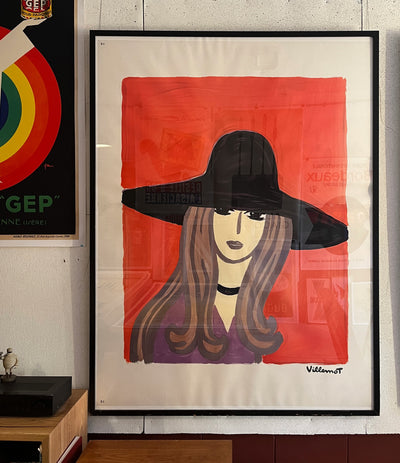 Villemot: Contrex Perrier Series – Jane Birkin | Framed