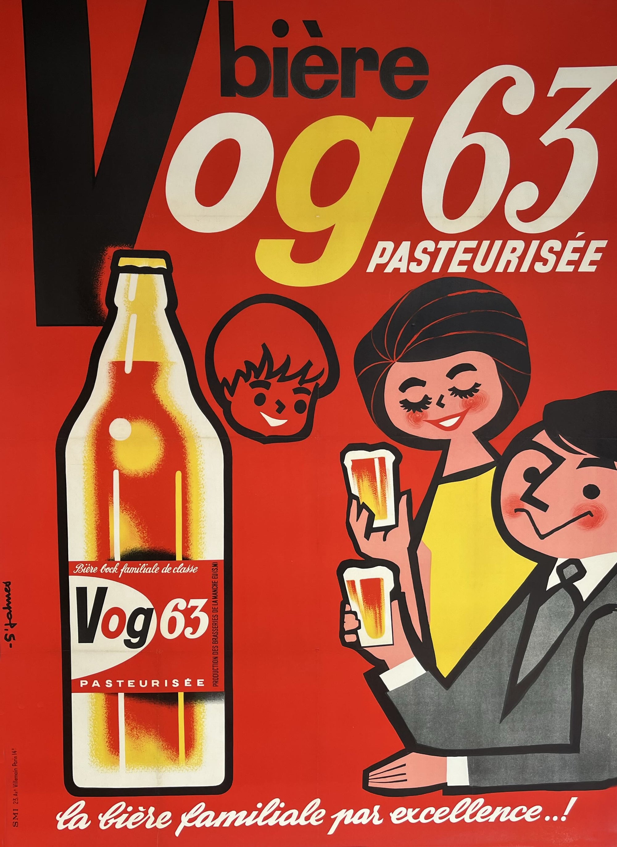 Bee R63 Vog 63 Beer by S.Johnes - Vintage Posters