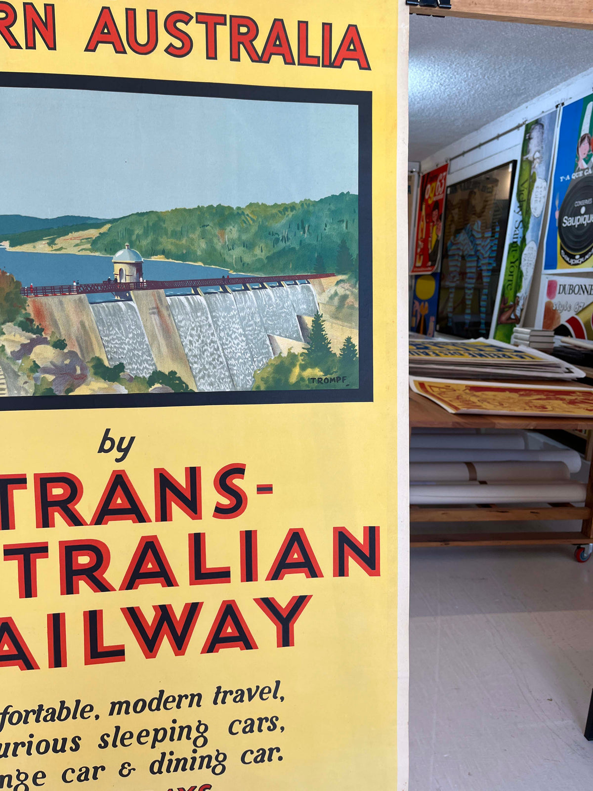 To WA by Trans Australian Railway by Percy Trompf