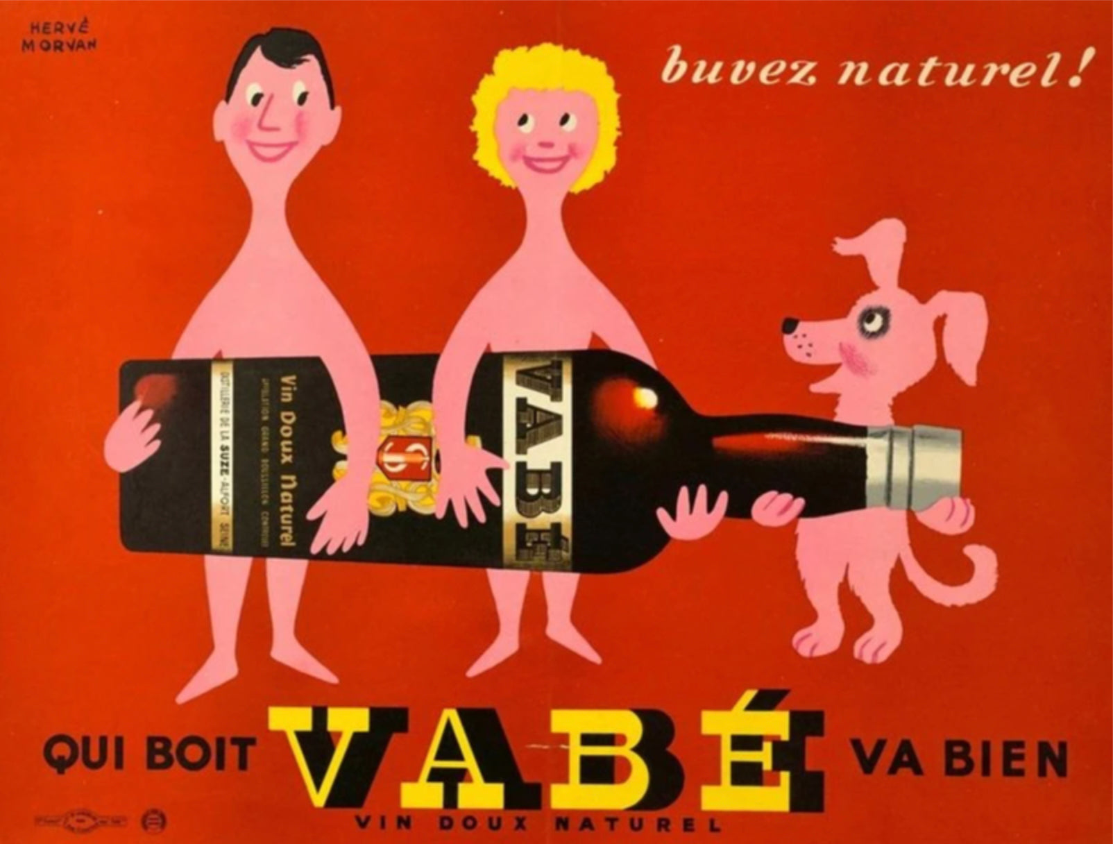 Who Drinks Vabé Goes Well by Hervé Morvan