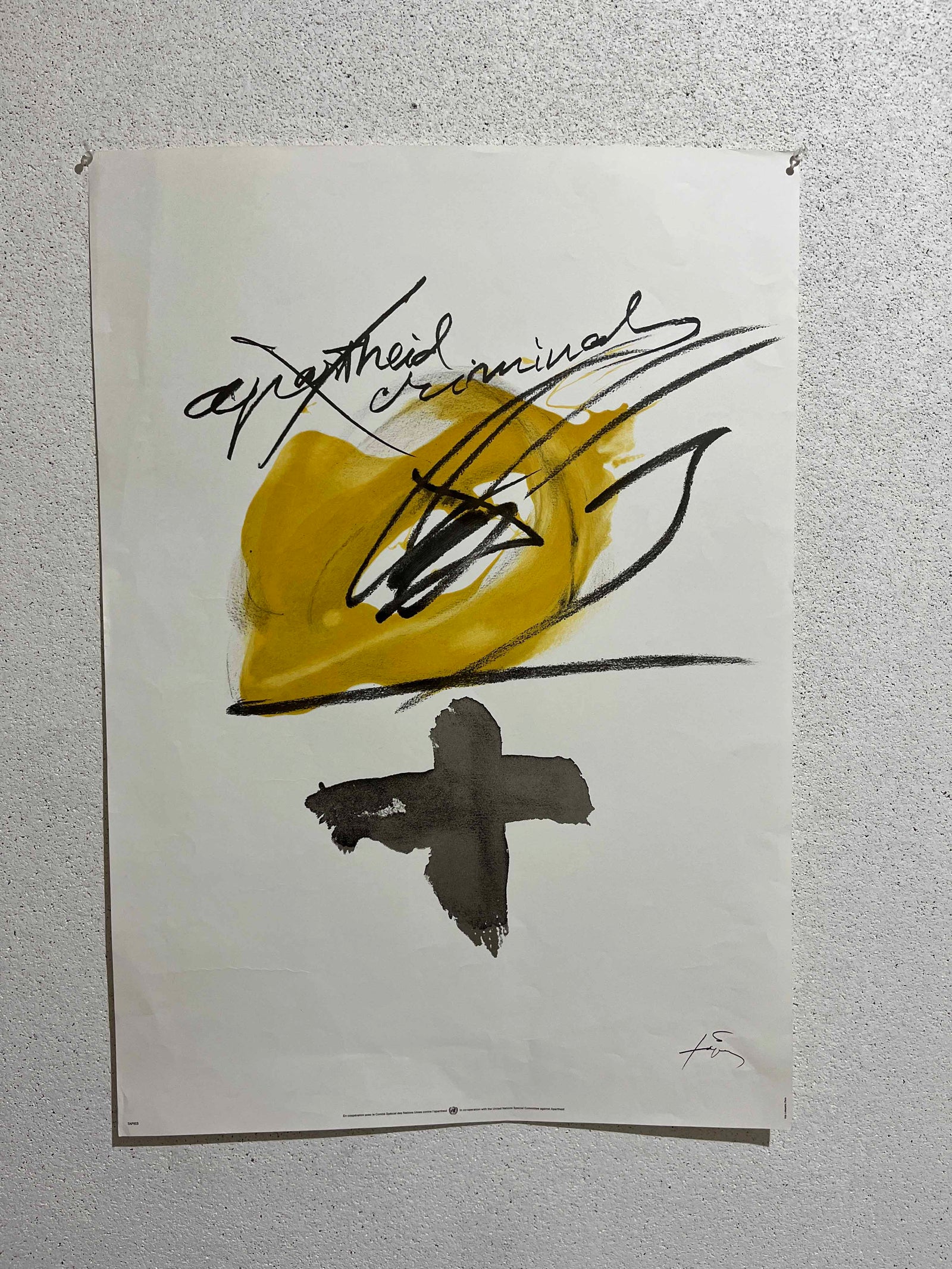 AG: Antoni Tàpies – Apartheid Criminal