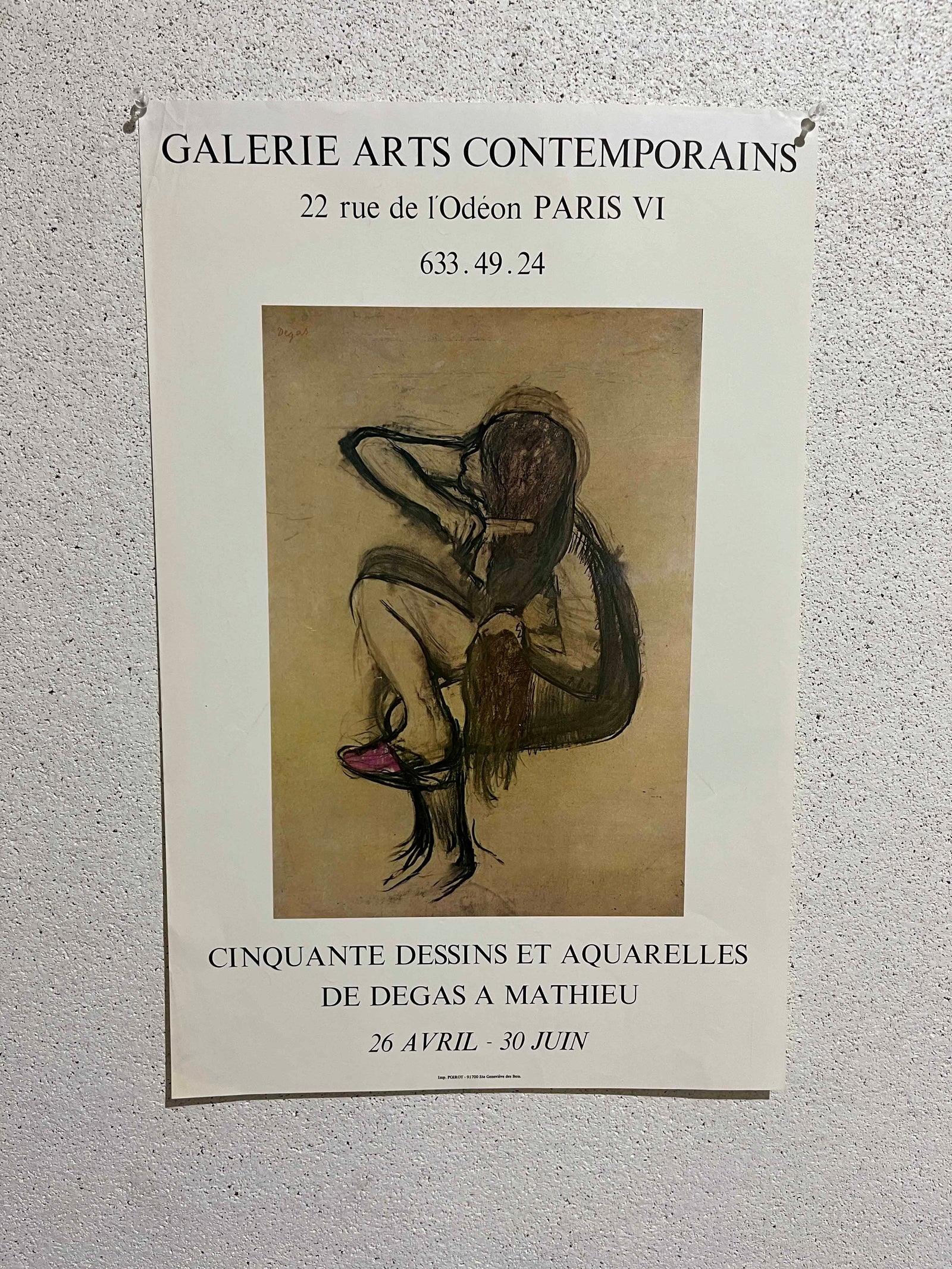 AG: Edgar Degas – Woman combing her hair