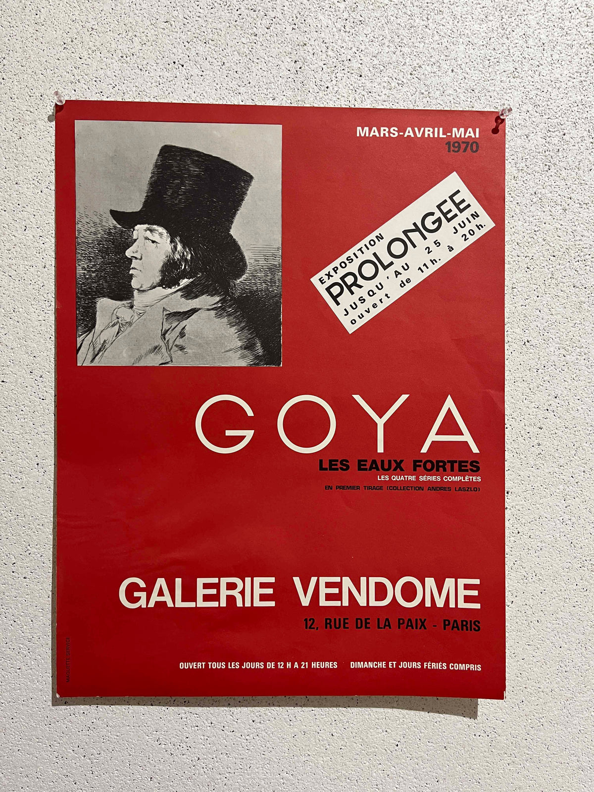 AG: Goya, Galerie Vendome