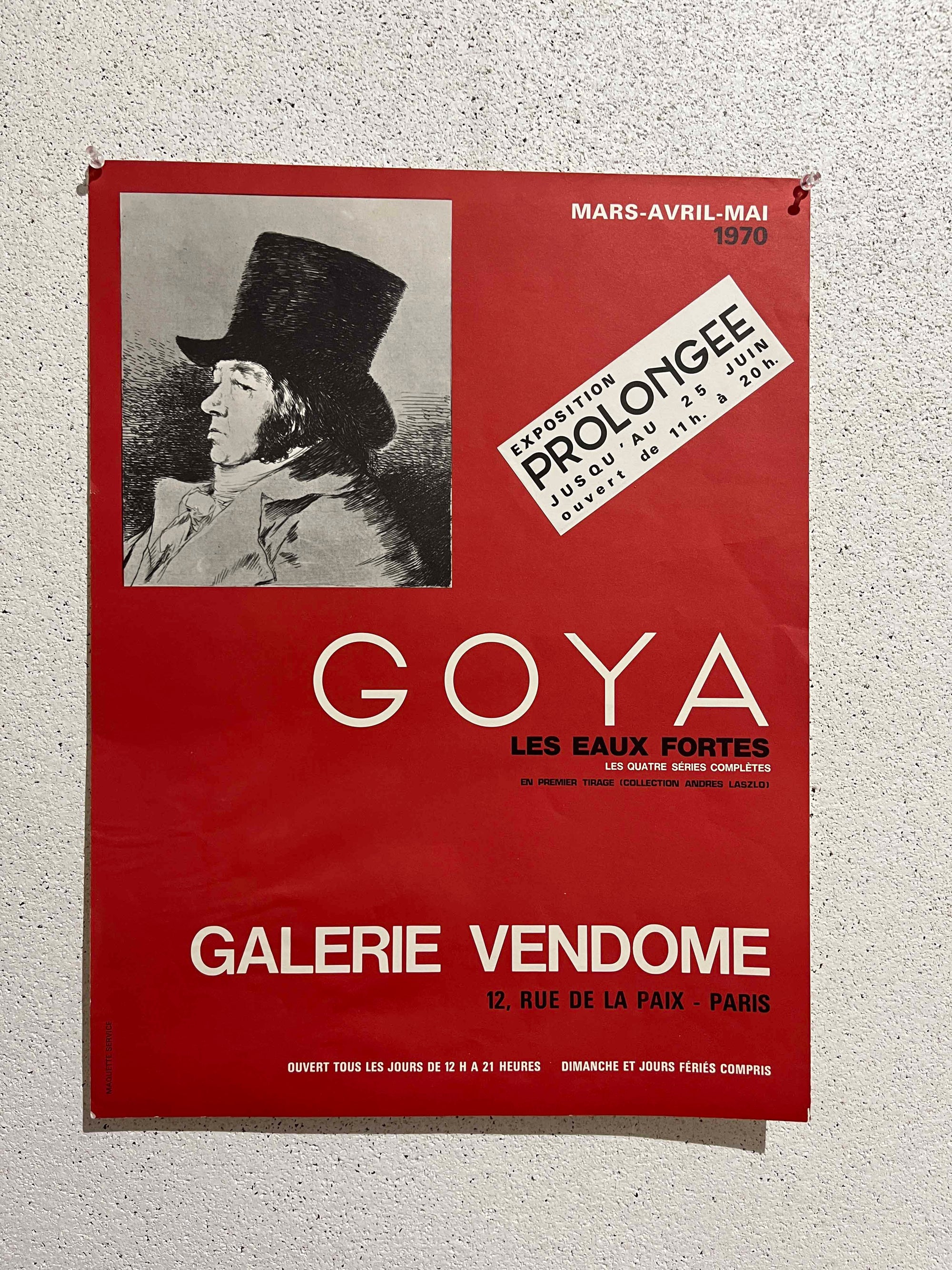 AG: Goya, Galerie Vendome