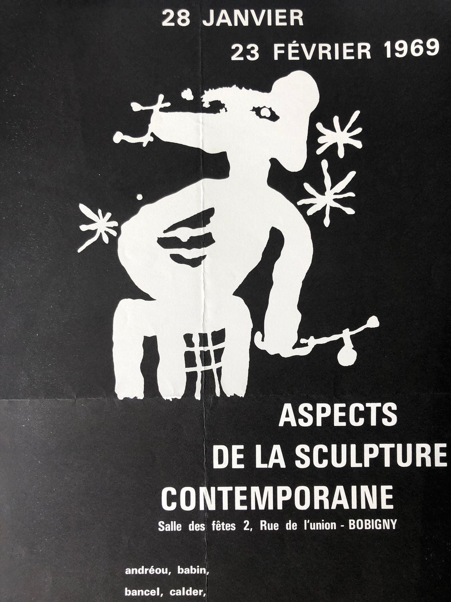 'Aspects of Contemporary Sculpture' Exhibition Poster