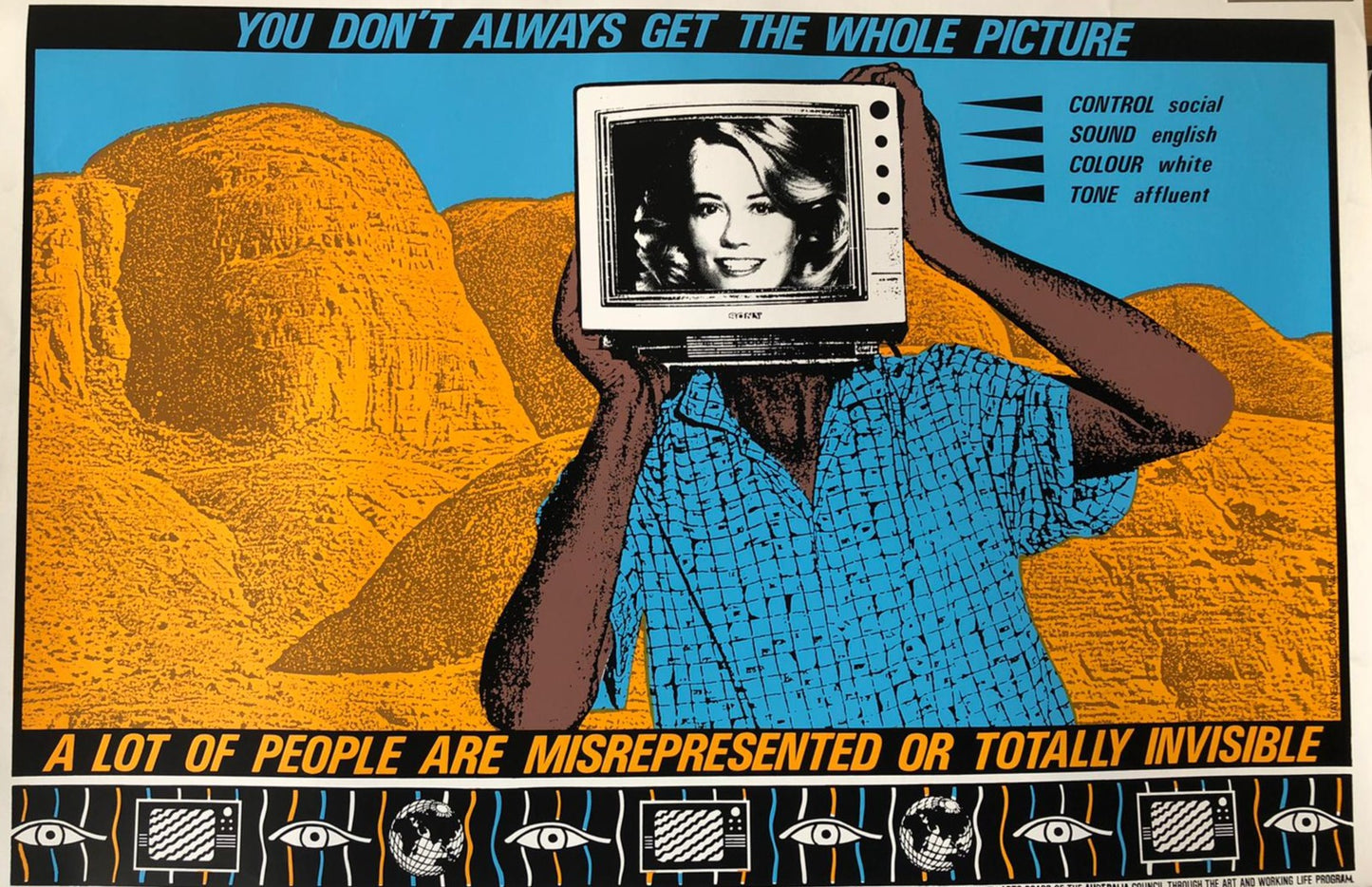 'You Don't Always Get the Whole Picture' Campaign Poster by Jayne Amble