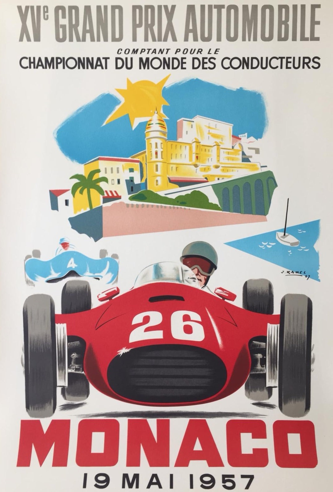 Monaco 1957 - Vintage Posters