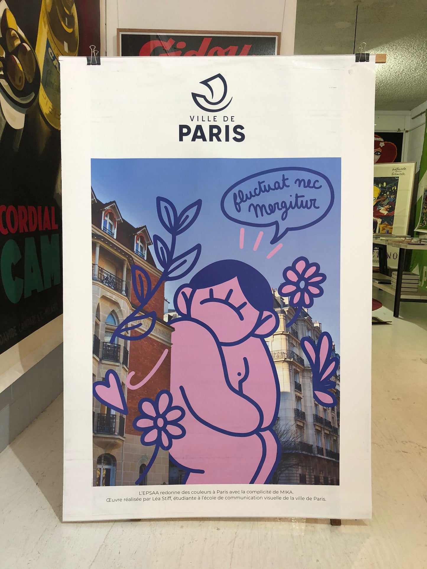 Ville de Paris poster by MIKA